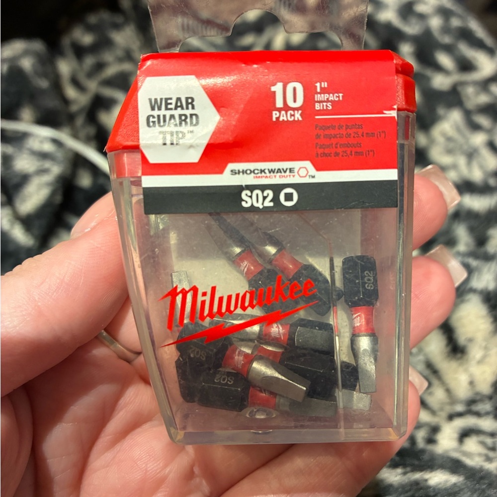 Milwaukee square number 2 bit 10 pack